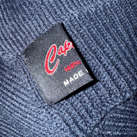 Navy Blue WVU Men's Scarf - Picture 4 of 5